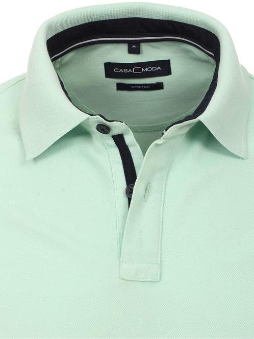 Casa Moda Polo Shirt Comfort Fit Effen Stretch Turqouise, Kleding | Heren, Polo's, Nieuw, Verzenden