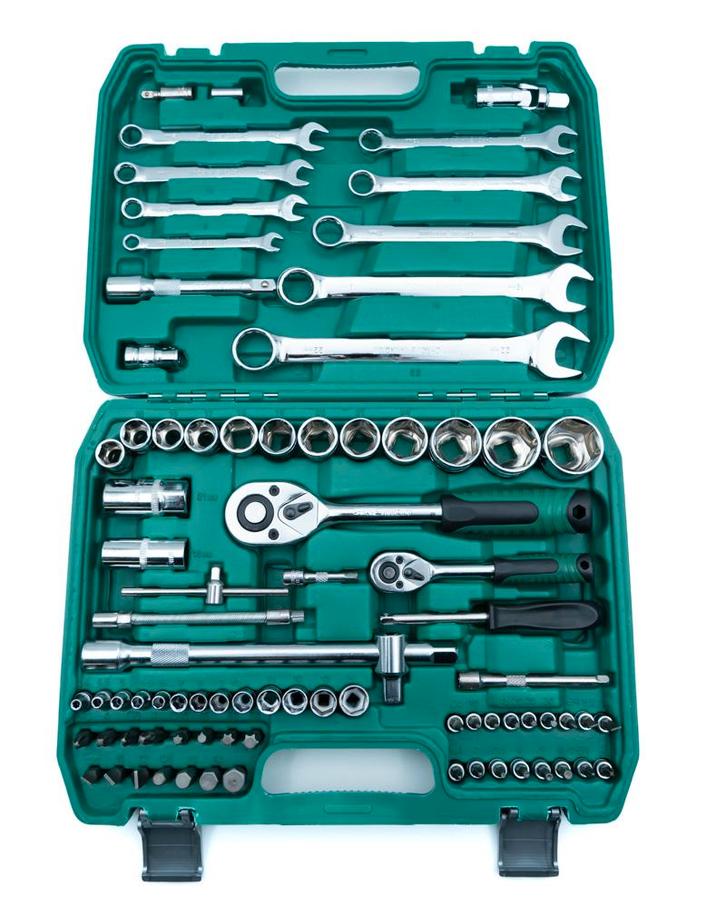 82-delige Gereedschapskist (incl. sleutels, ratels & doppen), Zakelijke goederen, Agrarisch | Werktuigen, Ophalen of Verzenden