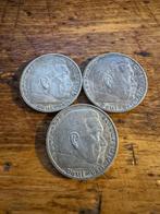 Duitsland, Derde Rijk 5 Reichsmark 3x 1935/1936 - Paul von, Postzegels en Munten, Munten | Europa | Niet-Euromunten