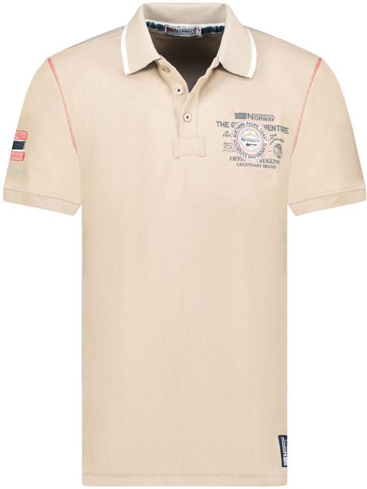 Geographical Norway Expedition Polo Kilsvik Beige, Kleding | Heren, Polo's, Beige, Nieuw, Verzenden