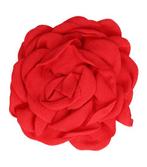 Haarspeld Duckklem 10cm – Haarbloem Roos – Rood, Nieuw