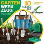 KESSER® Tuingereedschapsset - 10-delig - Blauw, Tuin en Terras, Verzenden, Zo goed als nieuw