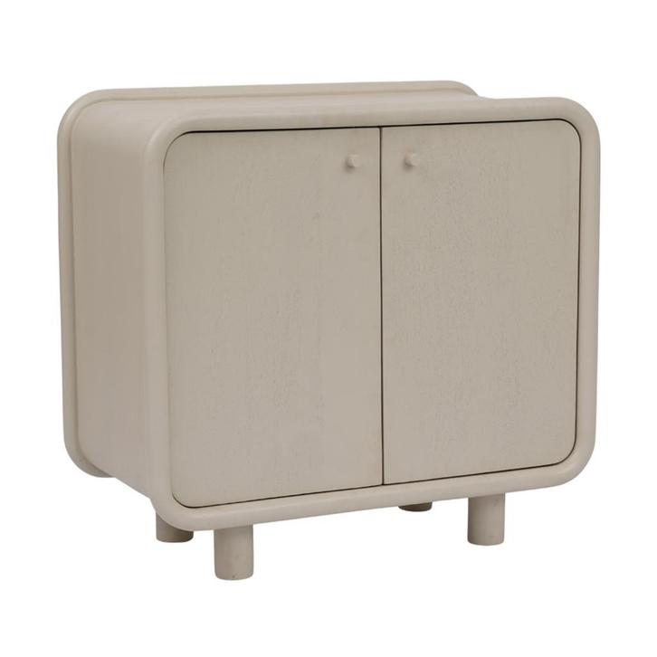 *WOONWINKEL* Beige Kastje Met Ronde Hoeken, Huis en Inrichting, Kasten | Wandmeubels, Nieuw, Verzenden