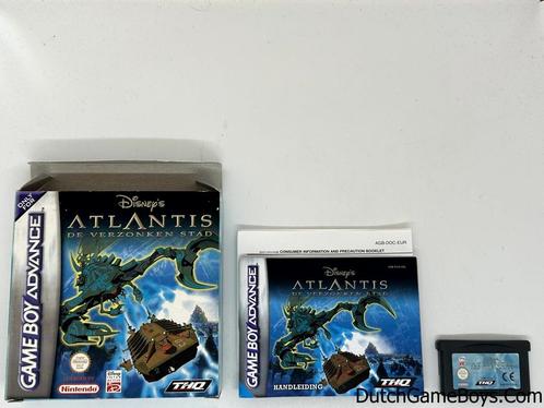 Gameboy Advance / GBA - Atlantis - De Verzonken Stad - HOL, Spelcomputers en Games, Games | Nintendo Game Boy, Gebruikt, Verzenden