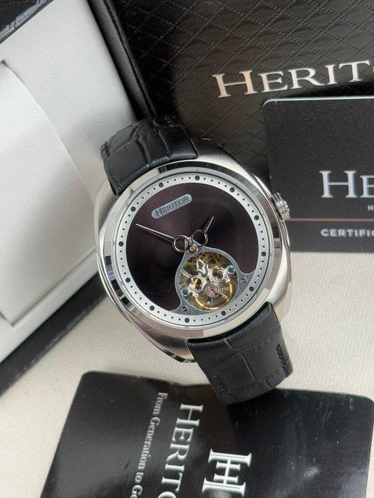 Heritor - Automatic Roman Semi-Skeleton - Zonder, Sieraden, Tassen en Uiterlijk, Horloges | Heren