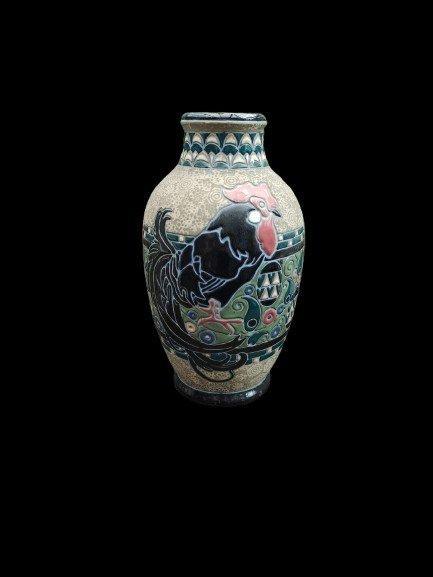 Amphora Riessner - Vaas - Keramiek - Amphora, Antiek en Kunst, Kunst | Designobjecten