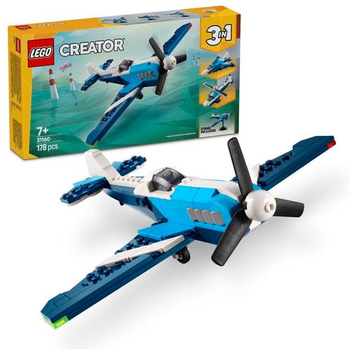LEGO Creator 31160 3-In-1 Luchtvaart: Racevliegtuig, Kinderen en Baby's, Speelgoed | Duplo en Lego, Nieuw, Verzenden