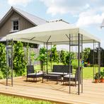 TRUUSK Paviljoen Met Dubbeldak, Ca. 3x3 M Waterafstotend Sta, Tuin en Terras, Verzenden, Nieuw
