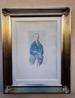 Antonio Bueno (1918-1984) - Figura col cappotto blu