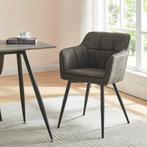 Eetkamerstoel Birmingham set van 4 fauteuils 81x57x53 cm don, Verzenden, Nieuw