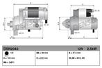 Starter Case 2.5 kw, Verzenden