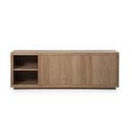 *WOONWINKEL* Eleonora Helsinki Modern Dressoir Lichtbruin Ei, Huis en Inrichting, Kasten | Dressoirs, Verzenden, Nieuw