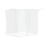 Hangende klamboe 156 gaas 220x180x180 cm wit (Partytenten), Caravans en Kamperen, Kampeeraccessoires, Verzenden, Nieuw