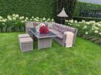 Prachtige diningeset/loungeset met hoge tafel, Tuin en Terras, Bank, Zo goed als nieuw, Loungeset, Wicker