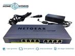 NETGEAR ProSafe GS108P Unmanaged Gigabit POE switch, Ophalen of Verzenden, Refurbished