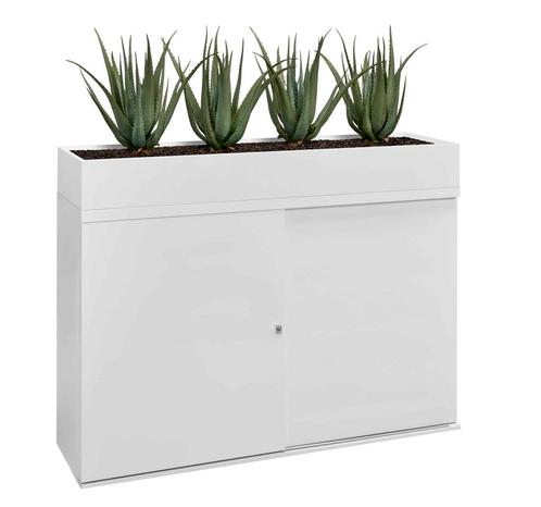 Schuifdeurkast met plantenbak 90 x 166 x 40 cm, Zakelijke goederen, Kantoor en Winkelinrichting | Kantoormeubilair en Inrichting