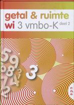Getal en Ruimte wi 3 vmbo K deel 2 druk 1 9789011105454, Zo goed als nieuw