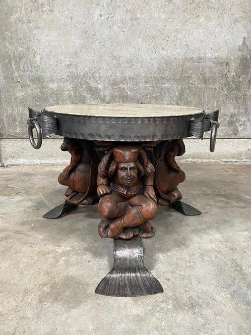Rothschild Jean-Maurice - Salontafel - hard hout, Marmer,, Antiek en Kunst, Curiosa en Brocante