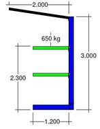 OHRA draagarmstelling *AANBIEDING*  3 m hoog met dakarmen, Ophalen of Verzenden