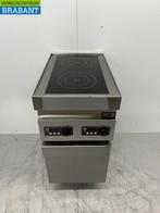 RVS Inductie fornuis kookplaat 2 pitten 7 kW 400V 40 cm, Ophalen of Verzenden, Nieuw zonder verpakking