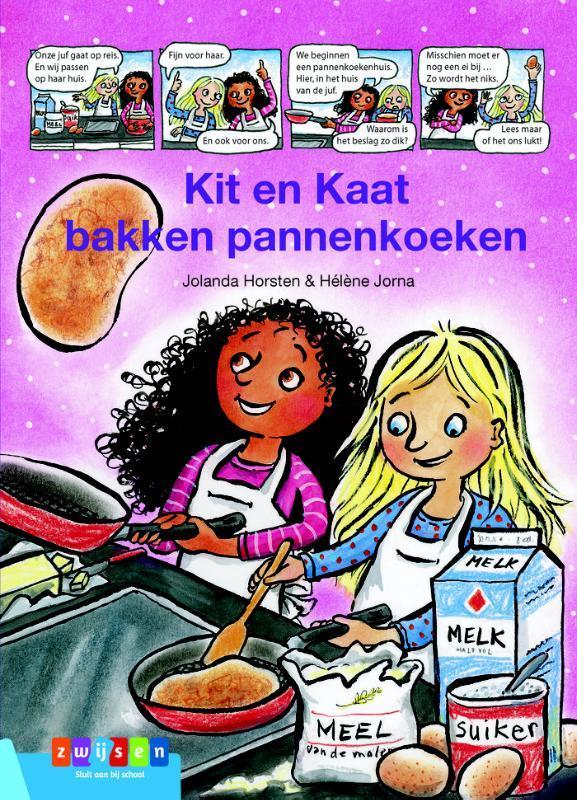 Kit & Kaat bakken pannenkoeken / Leesserie Estafette, Boeken, Kinderboeken | Jeugd | onder 10 jaar, Gelezen, Verzenden