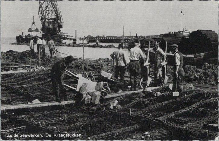 ZUIDERZEEWERKEN - De Kraagstukken, Verzamelen, Ansichtkaarten | Nederland, Verzenden