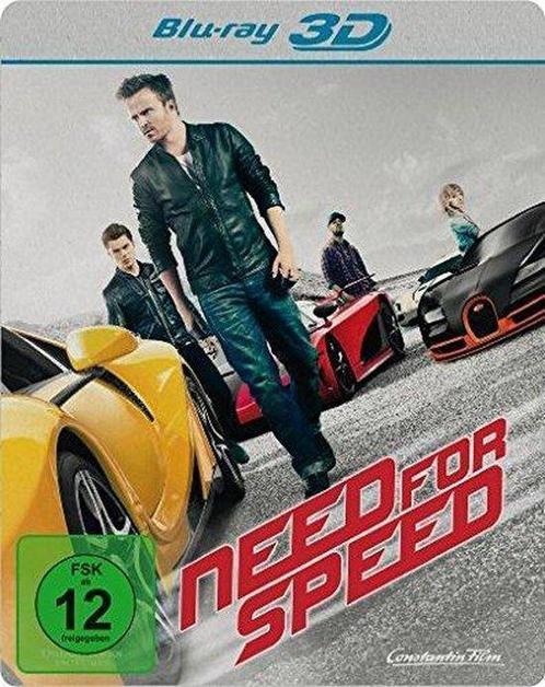 Need for Speed Blue-Ray 3D plus bluray steelbook (blu-ray, Cd's en Dvd's, Blu-ray, Zo goed als nieuw, Ophalen of Verzenden