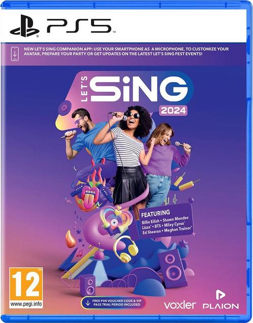 Lets Sing 2024 International Version + 2 Microphones - PS5, Spelcomputers en Games, Spelcomputers | Overige, Verzenden