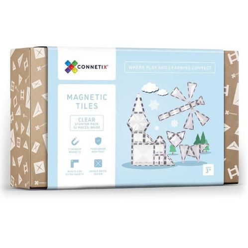 Connetix - Starter Clear Pack 34 stuks - magnetisch, Kinderen en Baby's, Speelgoed | Overig