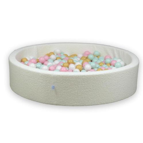 Zachte teddy ballenbak wit – inclusief 600 ballen voor ei., Kinderen en Baby's, Speelgoed | Educatief en Creatief, Nieuw, Ophalen of Verzenden