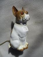 Lamp - Brûle parfum Art Déco. Hond, Duitse porselein rond