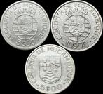 Portugees Mozambique. 3 Silver Coins - 5/10 Escudos -