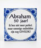 Delfts Blauwe Tegel Abraham | Nieuw! | Cadeau artikel, Hobby en Vrije tijd, Nieuw, Verzenden