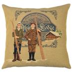 gobelin kussen alpine lodge 45x45cm, Huis en Inrichting, Verzenden, Nieuw