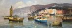 Pasquale Vuotto (1958) - Pescatori nella baia di Posillipo, Antiek en Kunst