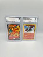 Pokémon - 2 Graded card - RADIANT CHARIZARD & CHARIZARD V -, Nieuw