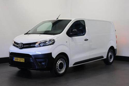 Toyota ProAce Worker 2.0 145PK L2 EURO 6, Auto's, Bestelauto's, Lease, Zwart, Handgeschakeld, Wit, Financial lease, Stof, Diesel