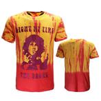 The Doors Light My Fire Dip Dye T-Shirt - Officiële, Verzenden, Nieuw