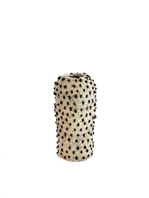 Sandra Vas - Vaas - Steengoed - Kurken vaas 25 cm, Antiek en Kunst, Kunst | Designobjecten