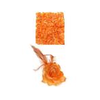 Oranje artikelen deco bloem met speld/elastiek - Haarbloemen, Nieuw, Ophalen of Verzenden