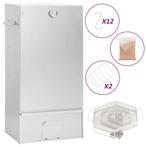 vidaXL BBQ-rookoven met koude rookgenerator gegalvaniseerd, Verzenden, Nieuw