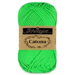 Scheepjes Catona 50 gram - 602 neon groen - Katoen Garen, Hobby en Vrije tijd, Breien en Haken, Ophalen of Verzenden, Nieuw