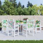 vidaXL Stoelkussens 6 st lage rug stof meerkleurig, Huis en Inrichting, Woonaccessoires | Kussens, Verzenden, Nieuw