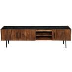 Tv-meubel Mangohout Rosa 170 cm, Nieuw, Industriële meubels, Overige houtsoorten, Verzenden