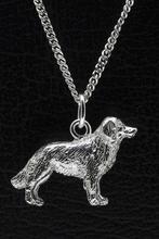 Zilveren Friese Stabyhoun ketting hanger - groot, Sieraden, Tassen en Uiterlijk, Verzenden, Nieuw