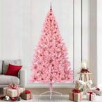 vidaXL Kunstmatig Voorverlicht Kerstboom met 300 LED Roze, Verzenden, Nieuw