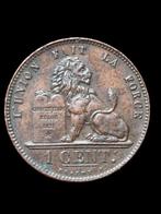 België. Leopold I. 1 Cent 1844 Zeldzaam, Postzegels en Munten, Munten | Nederland