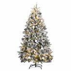 vidaXL Kunstkerstboom met scharnieren 300 LEDs en, Diversen, Verzenden, Nieuw
