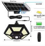 Solar LED Hanglamp –180 LEDs met Sensor en Afstandsbediening, Verzenden, Nieuw