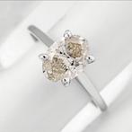 Verlovingsring - 14 karaat Witgoud - 1.01ct. tw. Diamant